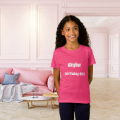 Pink name Geburtshaus T-Shirt