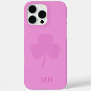 Pink Name Initials Monogramm iPhone 16 pro max Fal Hülle