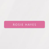 Pink Name Labels Etiketten (Design 2)