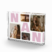 Pink Nan Oma's Familienfoto Collage Fotoblock (Rechts)