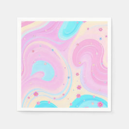 pink napkins serviette