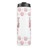 Pink Nashville Last Disco Bachelorette Gedeckter W Thermosbecher (Vorderseite)