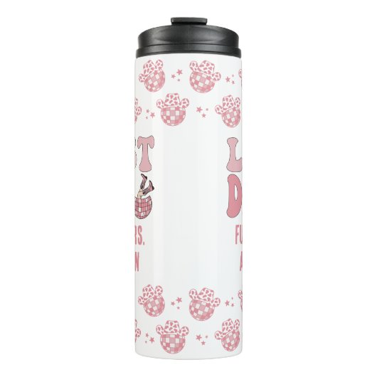 Pink Nashville Last Disco Bachelorette Gedeckter W Thermosbecher (Vorderseite)