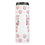 Pink Nashville Last Disco Bachelorette Gedeckter W Thermosbecher (Rückseite)