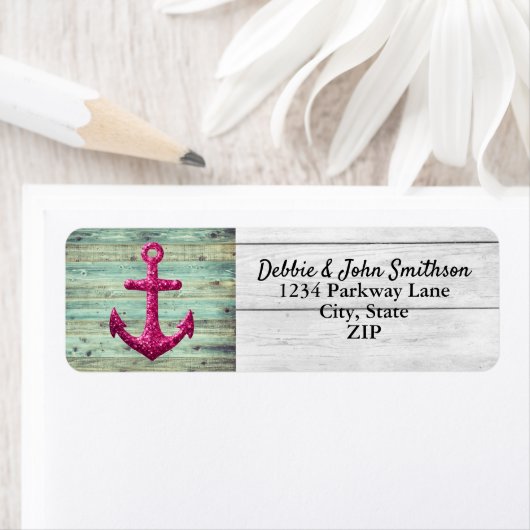 Pink Nautical Anchor Segelsport Süße See (Insitu)