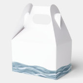 Pink Nautical Baby an Bord Baby Dusche Geschenkschachtel (Rückseite)