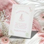 Pink Nautical Cards & Gifts Kinderdusche Sockelschild