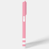 Pink Nautical Rope and Anchor Mit Monogramm Case-Mate iPhone Hülle (Rückseite / Rechts)