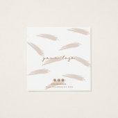 Pink Necklle Display Business Card (Rückseite)