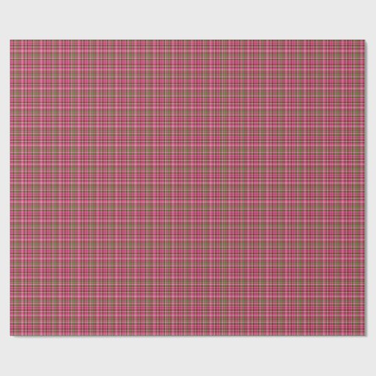 Pink-Neon-Brown-Coll-KARIERT-04-GIFT-WRAP-PAPIER Geschenkpapier (Flach)