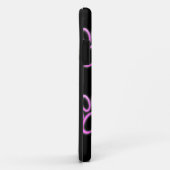 Pink Neon Dog Paw Print Case-Mate iPhone Hülle (Hinten/Rechts)