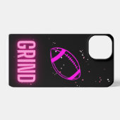Pink Neon Football Phone Case iPhone Hülle (Rückseite (Horizontal))