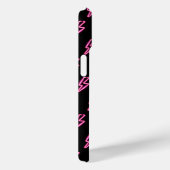 Pink Neon Lightning Bolt Muster Case-Mate iPhone Hülle (Rückseite / Rechts)