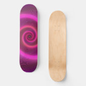 PINK NEON SWIRL GIRLS SKATEBOARD (Vorderseite)
