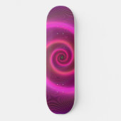 PINK NEON SWIRL GIRLS SKATEBOARD (Vorderseite)