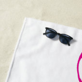 Pink New Bride Wifey Ehefrau Strandtuch (Beispiel)