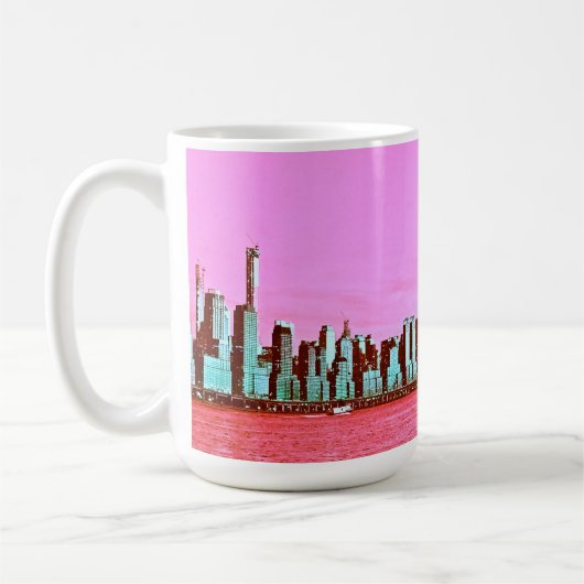 Pink New York City Tasse Tamara Diaz Art  (Links)