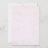 Pink Newspaper Moderne Hochzeit des Fotos Save The Date (Rückseite)