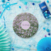 Pink Nicotiana Party Pappteller (Party)