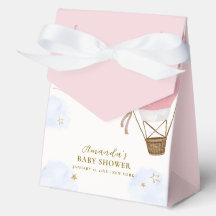 Pink Niedlich Adventure Hot Air Ballon Babydusche