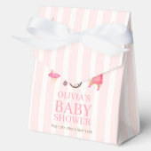 Pink Niedlich Circus Karneval Teddy Bear Babydusch Geschenkschachtel (Vorderseite)