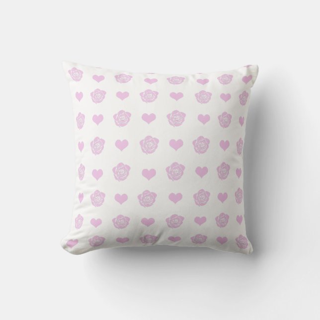 Pink Niedlich gemütlich Moderne Moderne Romantisch Kissen (Vorderseite)