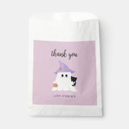 Pink Niedlich Ghost Halloween Geburtstag Danke Geschenktütchen