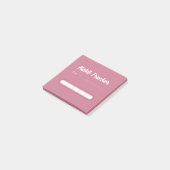 Pink Niedlich Habit Tracker Post-it Klebezettel (angewinkelt)