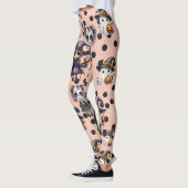 Pink Niedlich Halloween Leggings (Links)