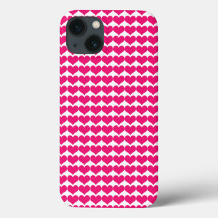 Pink Niedlich Hearts Muster BT iPad Mini Fall iPhone 13 Hülle