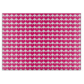 Pink Niedlich Hearts Muster Cutting Board Schneidebrett (Vorderseite)