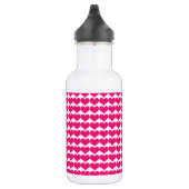 Pink Niedlich Hearts Muster Flasche Edelstahlflasche (Rechts)