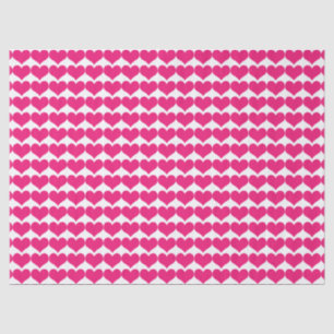 Pink Niedlich Hearts Muster Gewebe Papier
