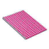 Pink Niedlich Hearts Muster Notebook Notizblock (Rechte Seite)