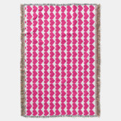 Pink Niedlich Hearts Pattern Throw Blanket Decke (Vorderseite Vertikal)