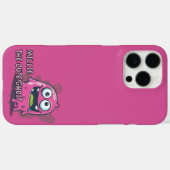 Pink Niedlich Kawaii Ghost Case-Mate iPhone Hülle (Rückseite (Horizontal))