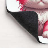 Pink Niedlich Kitty Cat Mousepad (Ecke)