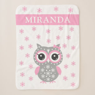 Pink Niedlich Kleines Baby Girl Sherpa Blanket Sherpadecke