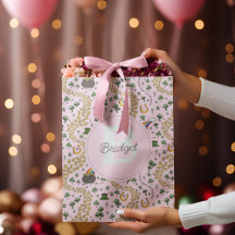 Pink Niedlich n' Curvy Kleeblatts Baby Name St Pat