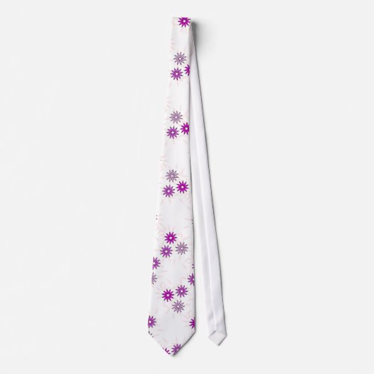 PINK NIEDLICHE BLUME KRAWATTE (Vorderseite)