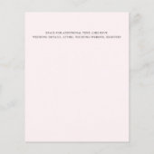 Pink | Niedrige Kosten Einfache Elegante Minimale (Rückseite)