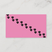 Pink-nigerianischer Ziegenzüchter Visitenkarte (Rückseite)