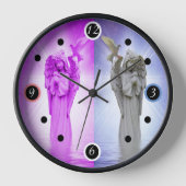 Pink Night and Day Angel Uhr (Vorderseite)