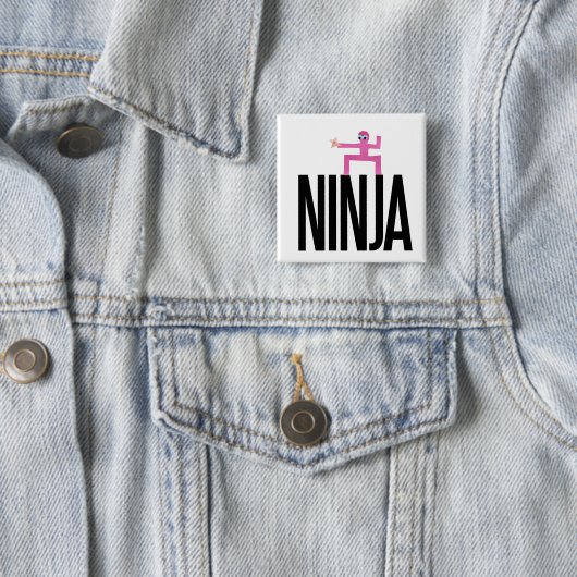 Pink Ninja Button (Beispiel)