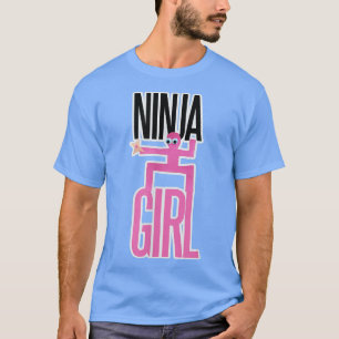 Pink Ninja Girl Shirt für eine mädchenhafte niedli