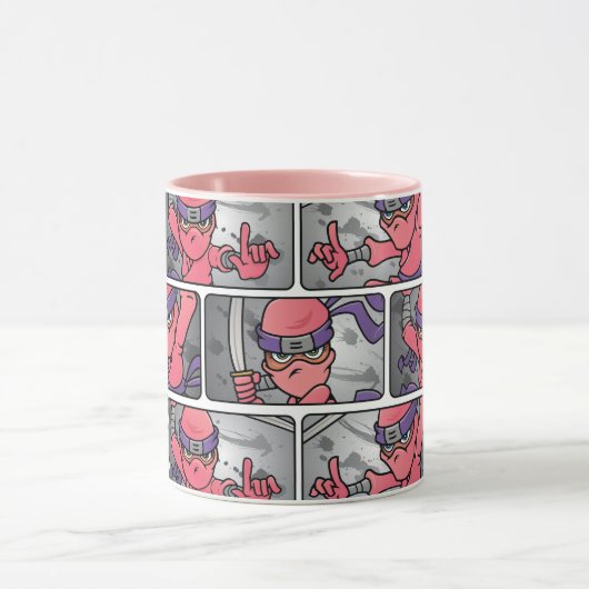 Pink Ninjas Tasse (Zentrum)