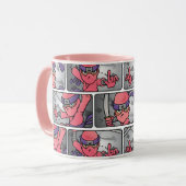 Pink Ninjas Tasse (Vorderseite Links)