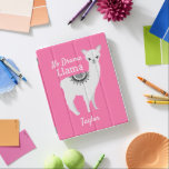 "Pink no Drama Llama" individuell anpassbar iPad Hülle<br><div class="desc">Genießen Sie eine Touch von modernem Charme und spielerischem Design mit unserem "Pink No Drama Llama" iPad Case. Dieser Fall strahlt ein zeitgenössisches Ambiente mit seinem lebhaften rosa Hintergrund aus, ergänzt durch das amüsante und leicht gemachte Zitat "NO drama Llama". Dieses iPad-Gehäuse mit einer wunderschönen Lama-Illustration in niedlichem Stil und...</div>