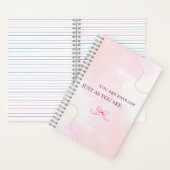 pink notebook, cute journal, kawaii stationery notizblock (Innen)
