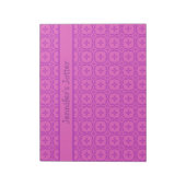 Pink Notepad, Texter: Personalisieren: Welsh Tapes Notizblock (Rotiert)